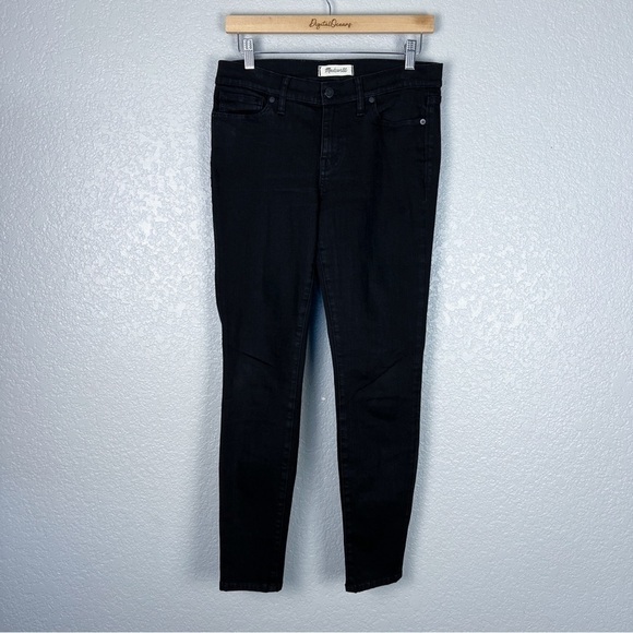 Madewell Skinny Skinny Black Jeans 29 - Mid-Rise, Classic, Goth, Denim, Jean - Picture 5 of 9